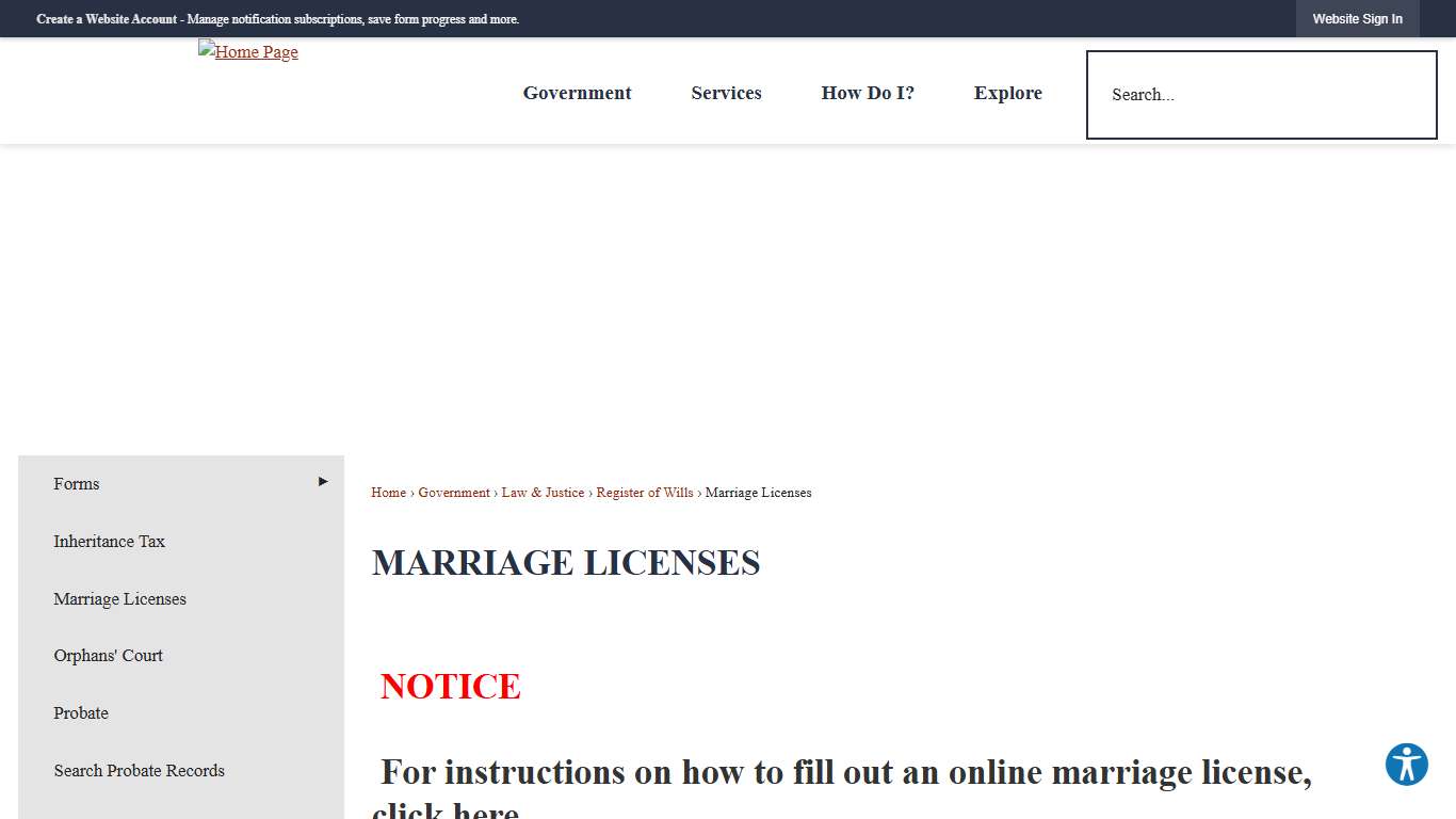 MARRIAGE LICENSES | Lancaster County, PA - Official Website